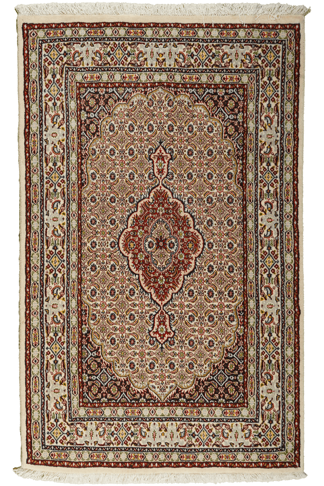 Moud Mahi — Hand-knotted, 93x150 cm, Brown, 100% Virgin Wool | Main view