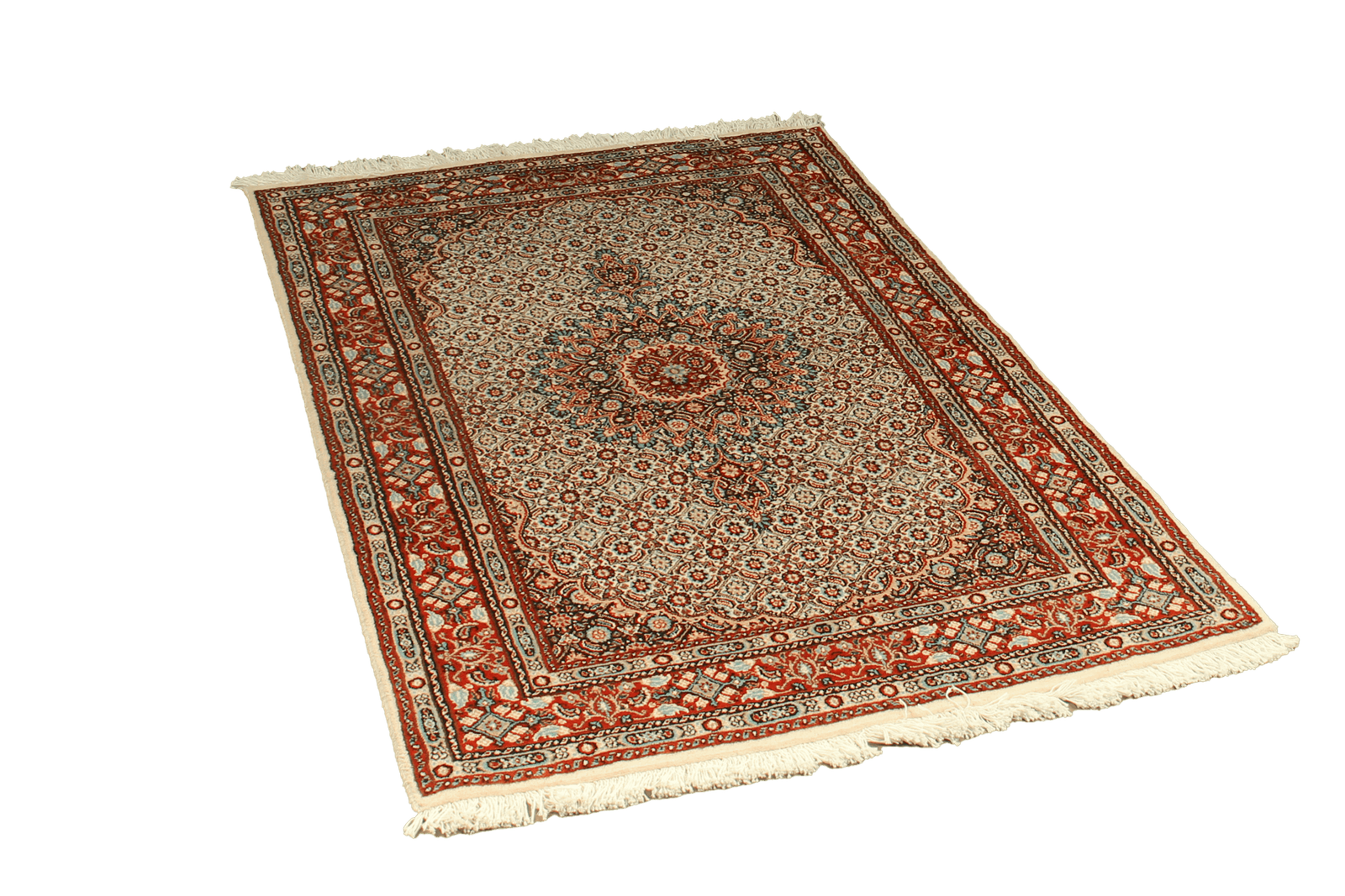 Moud Mahi — Hand-knotted, 95x146 cm, Brown, 100% Virgin Wool | View 4