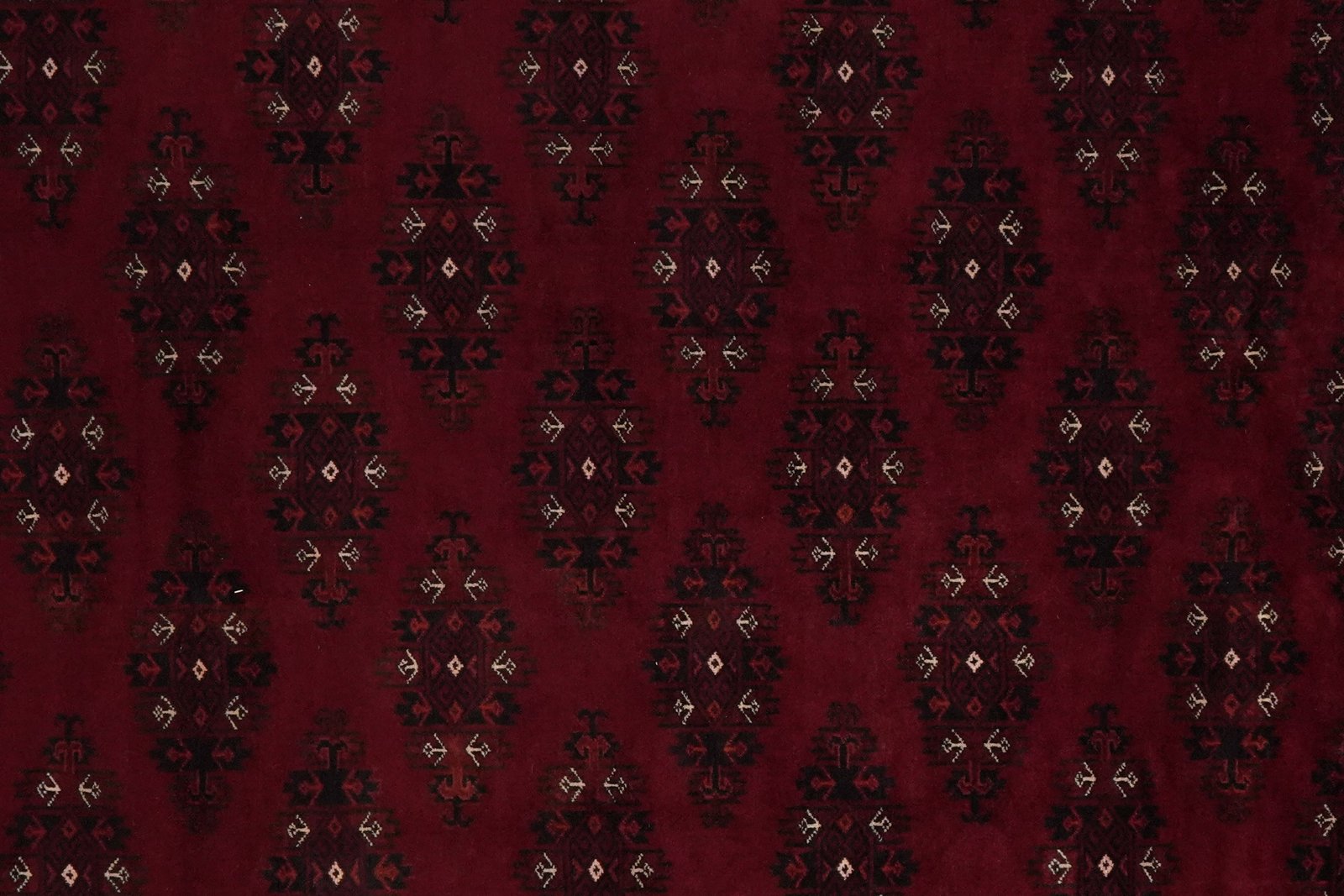 Turkman — Hand-knotted, 263x346 cm, Red, 100% Virgin Wool | View 4