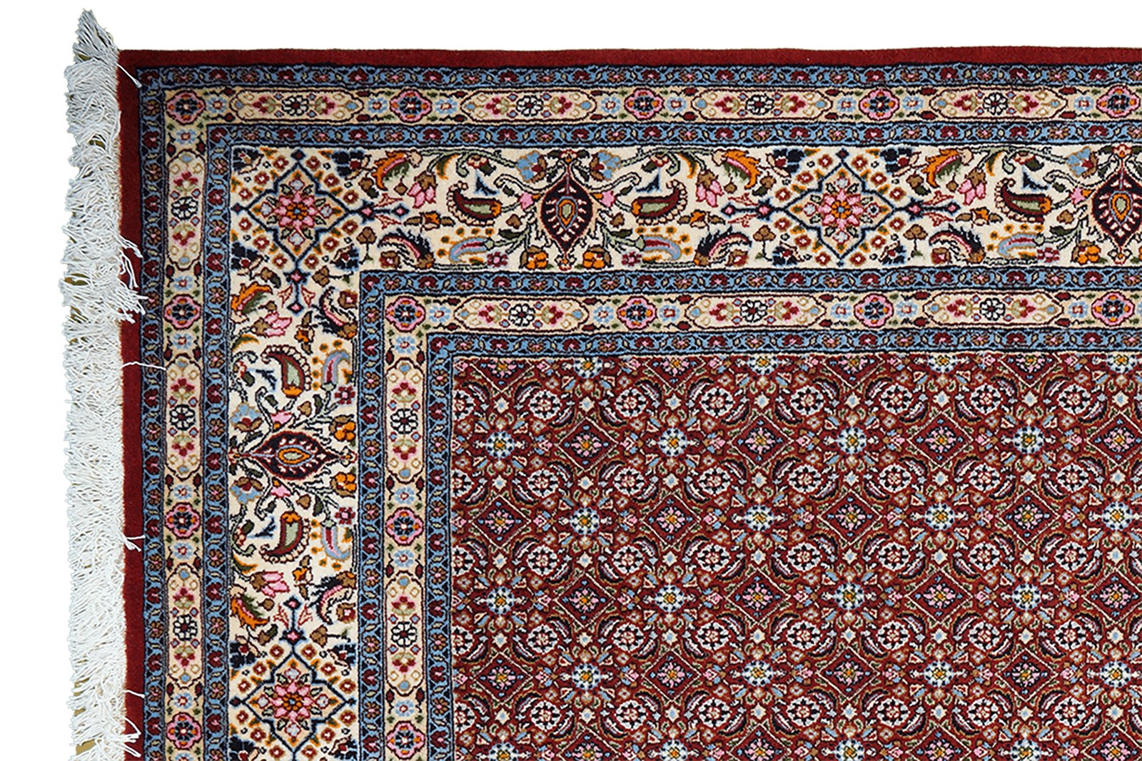 Moud Mahi — Hand-knotted, 193x293 cm, Red, 100% Virgin Wool | View 3