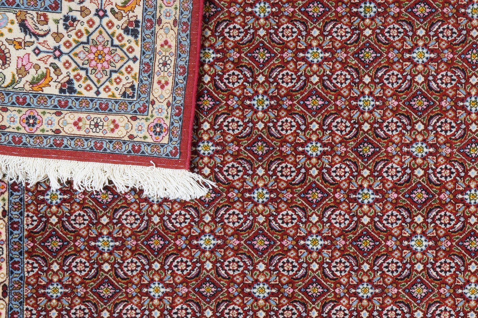 Moud Mahi — Hand-knotted, 193x293 cm, Red, 100% Virgin Wool | View 8