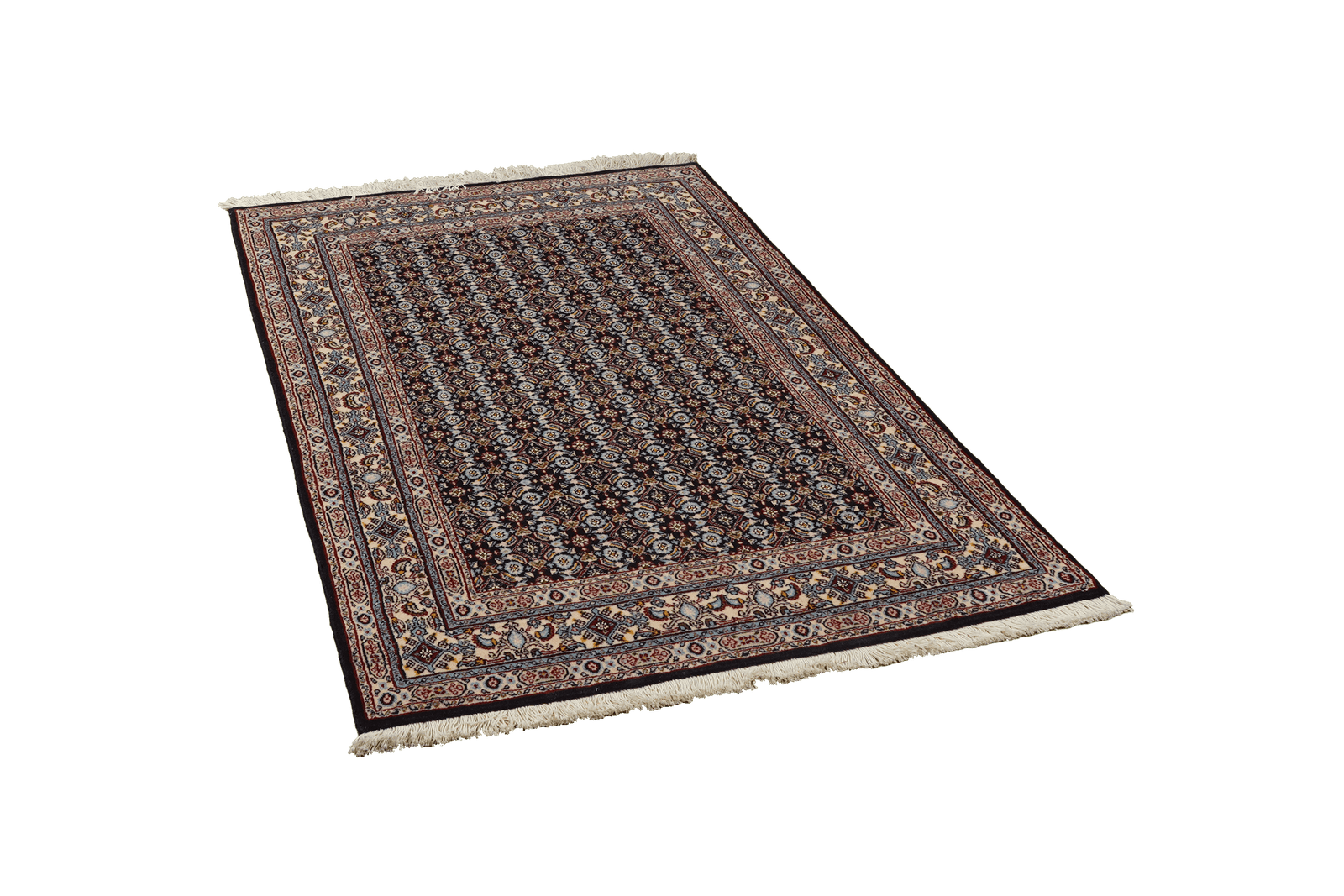 Moud Mahi — Hand-knotted, 96x150 cm, Blue, 100% Virgin Wool | View 4