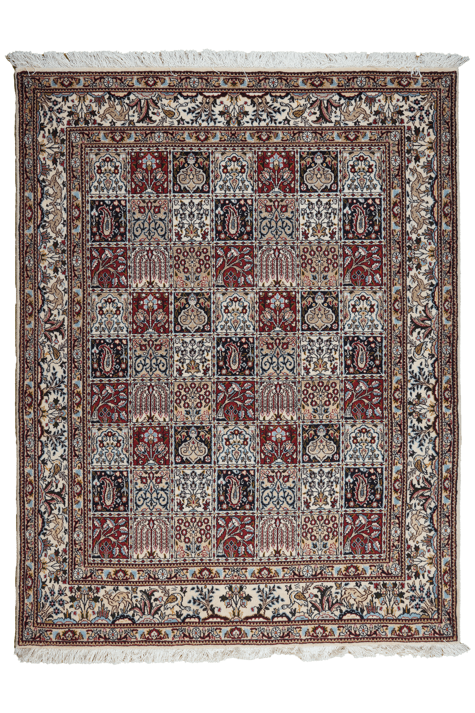 Moud Felder — Hand-knotted, 146x190 cm, Multicolor, 100% Virgin Wool | Main view
