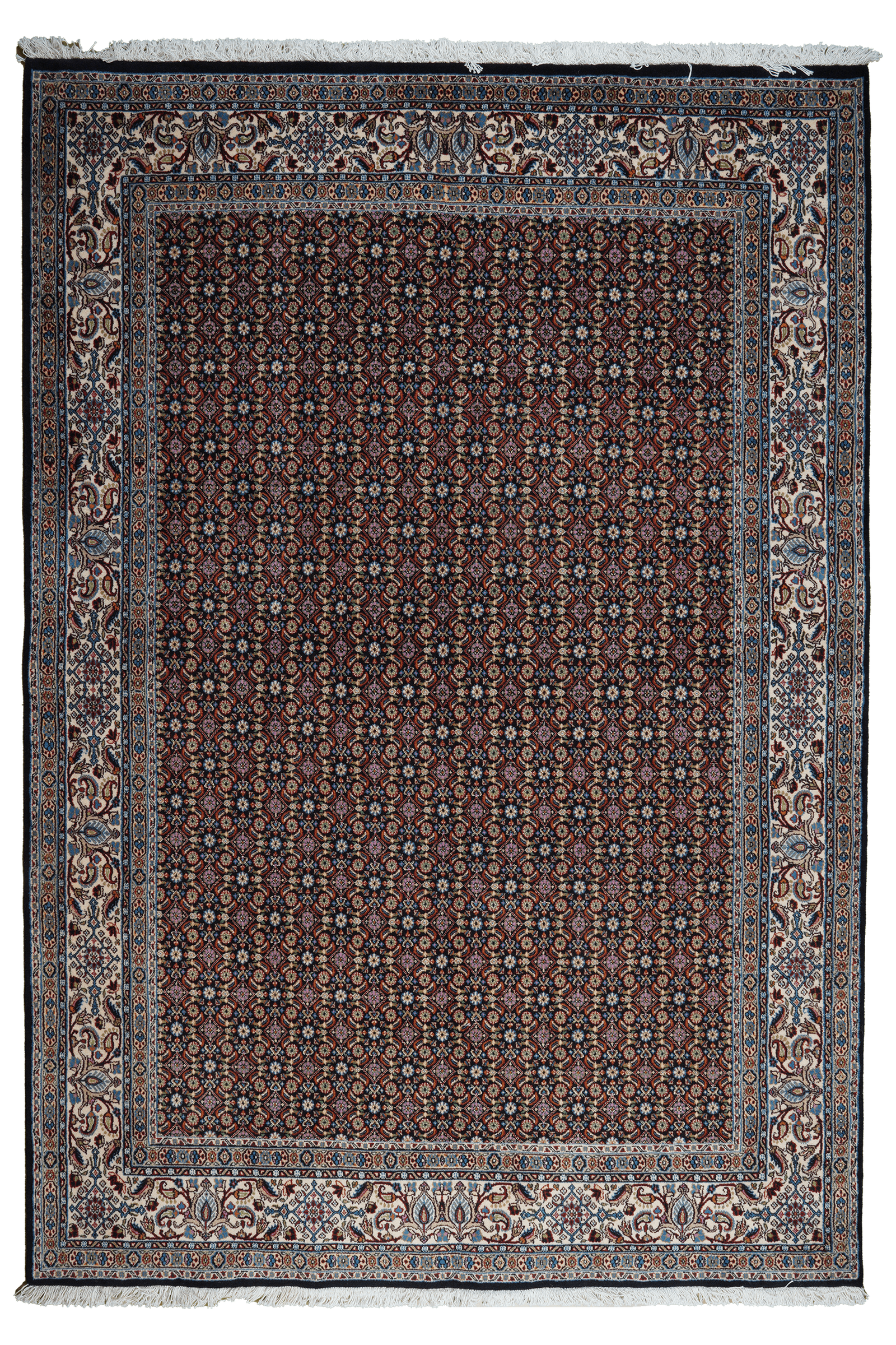 Moud Mahi — Handgefertigt, 240x166 cm, Beige, 100% Virgin Wool | Main view