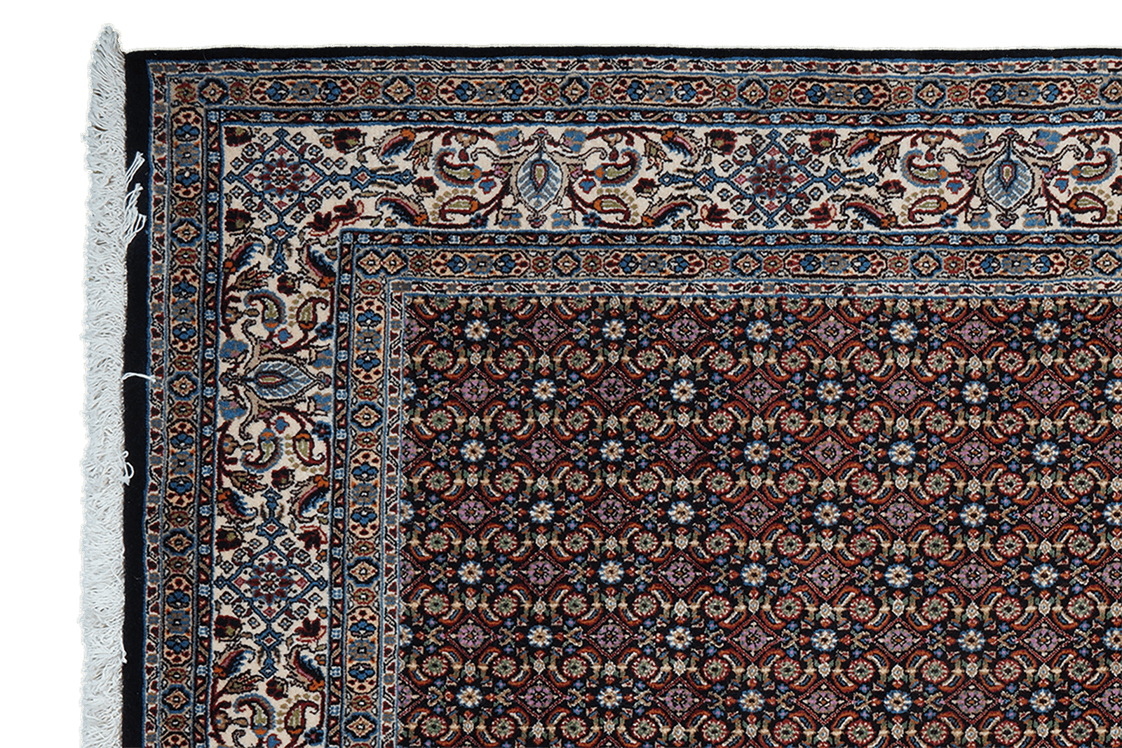 Moud Mahi — Handgefertigt, 240x166 cm, Beige, 100% Virgin Wool | View 4