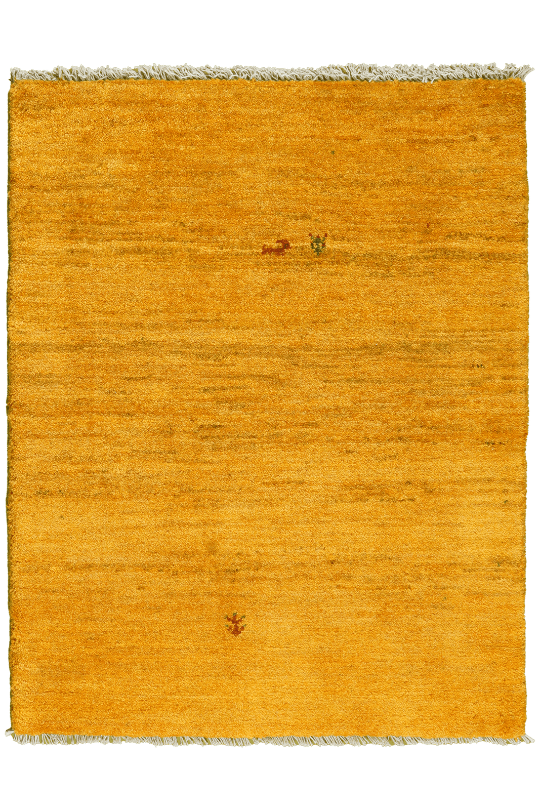 Gabbeh — Hand-knotted, 73x93 cm, Yellow, 100% Virgin Wool | Main view