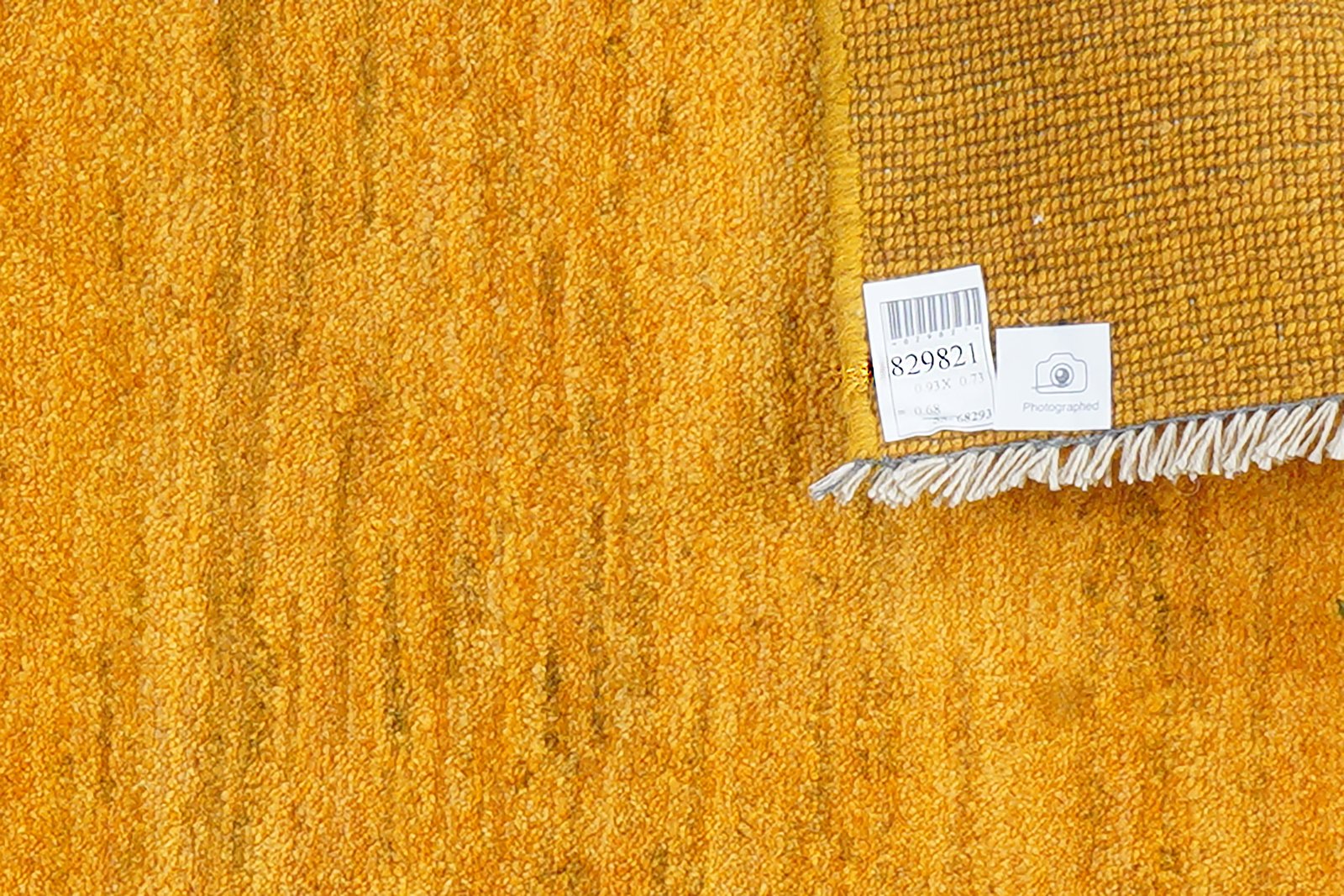 Gabbeh — Hand-knotted, 73x93 cm, Yellow, 100% Virgin Wool | View 6