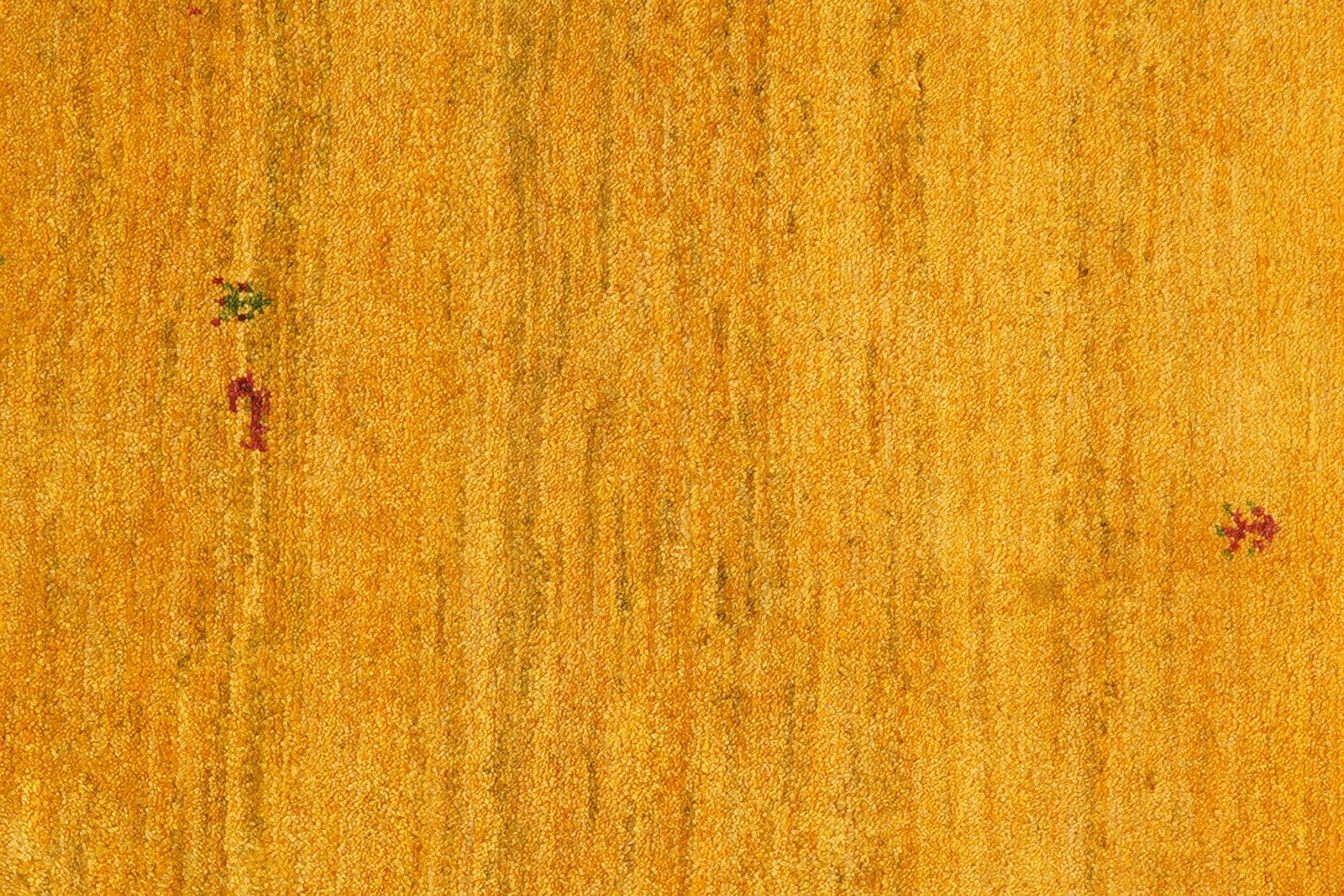 Gabbeh — Hand-knotted, 73x93 cm, Yellow, 100% Virgin Wool | View 8