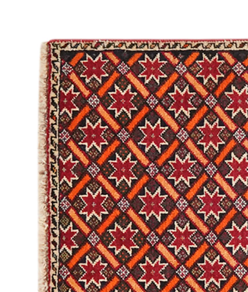 Gashgai — Hand-knotted, 63x60 cm, Multicolor, 100% Virgin Wool | View 3