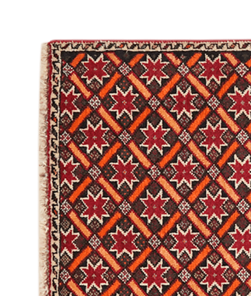 Gashgai — Hand-knotted, 63x60 cm, Multicolor, 100% Virgin Wool | View 3
