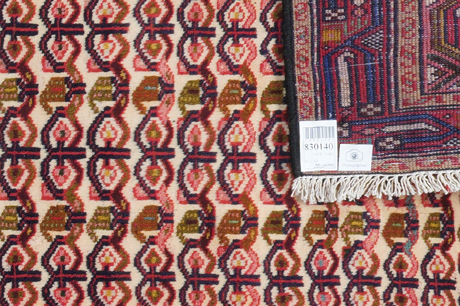 Assadabad — Hand-knotted, 80x199 cm, Beige, 100% Virgin Wool | View 6