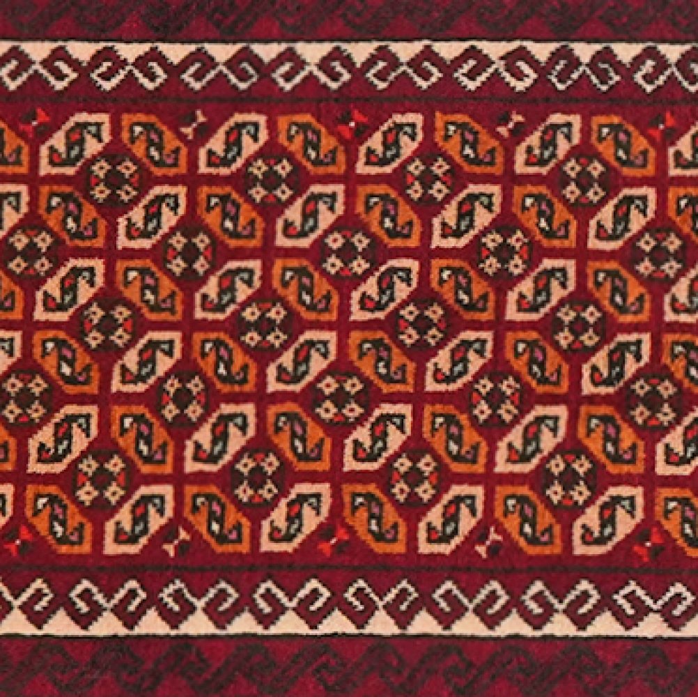 Belutch — Hand-knotted, 58x107 cm, Multicolor, 100% Virgin Wool | View 4