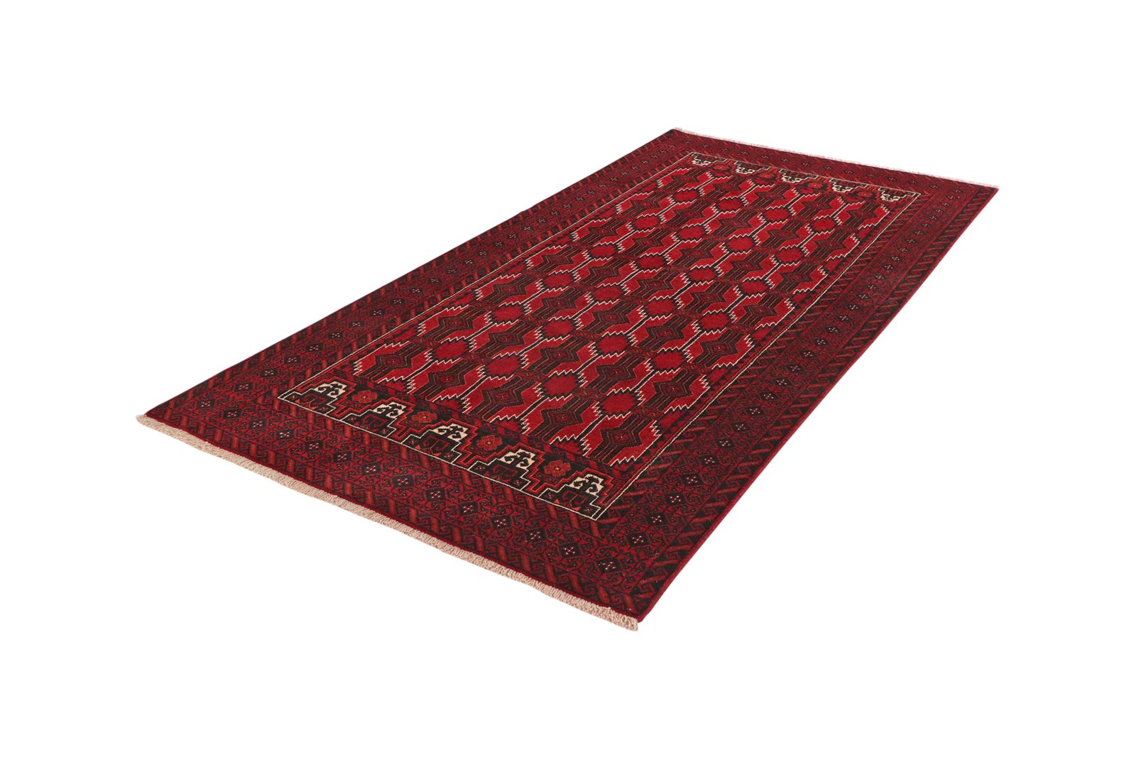 Belutch — Hand-knotted, 127x250 cm, Multicolor, 100% Virgin Wool | View 5