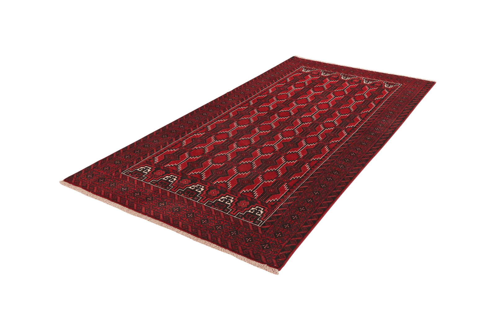 Belutch — Hand-knotted, 127x250 cm, Multicolor, 100% Virgin Wool | View 5