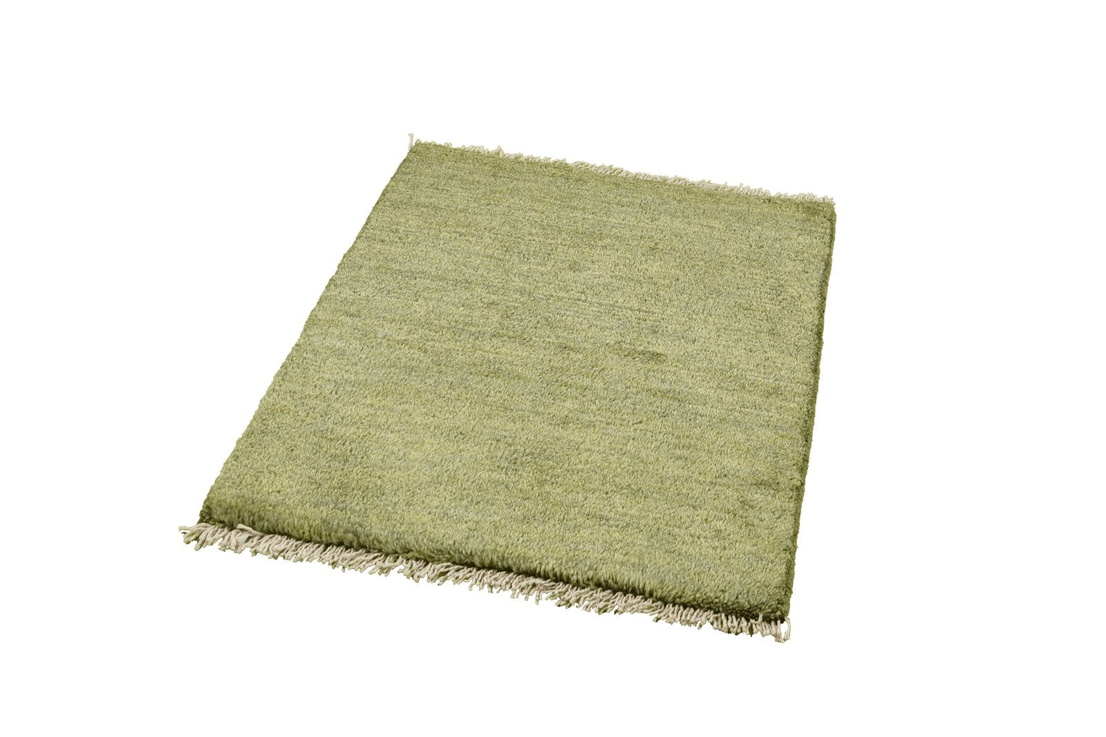 Gabbeh — Hand-knotted, 61x85 cm, Green, 100% Virgin Wool | View 5