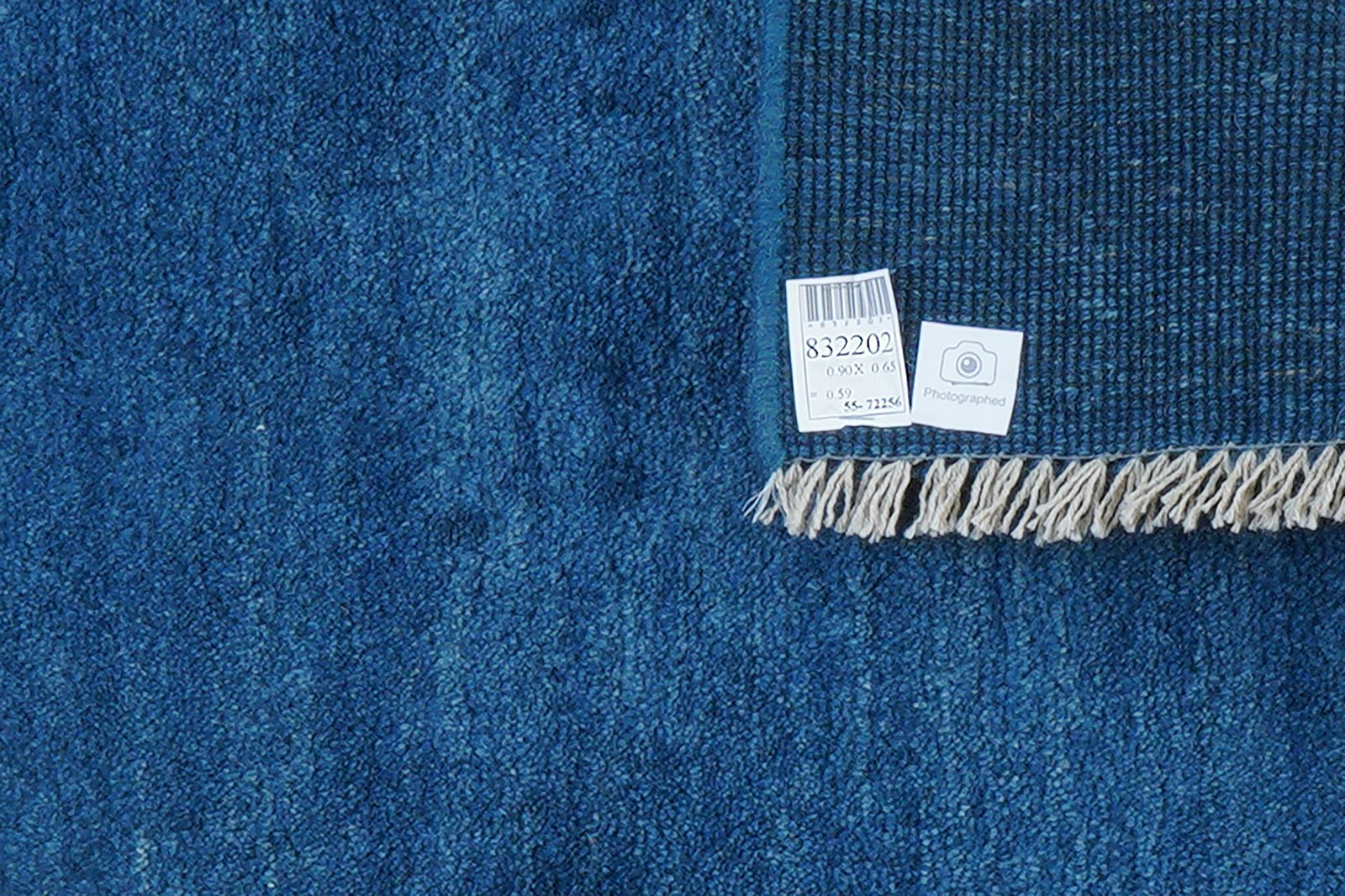 Gabbeh — Hand-knotted, 65x90 cm, Blue, 100% Virgin Wool | View 6