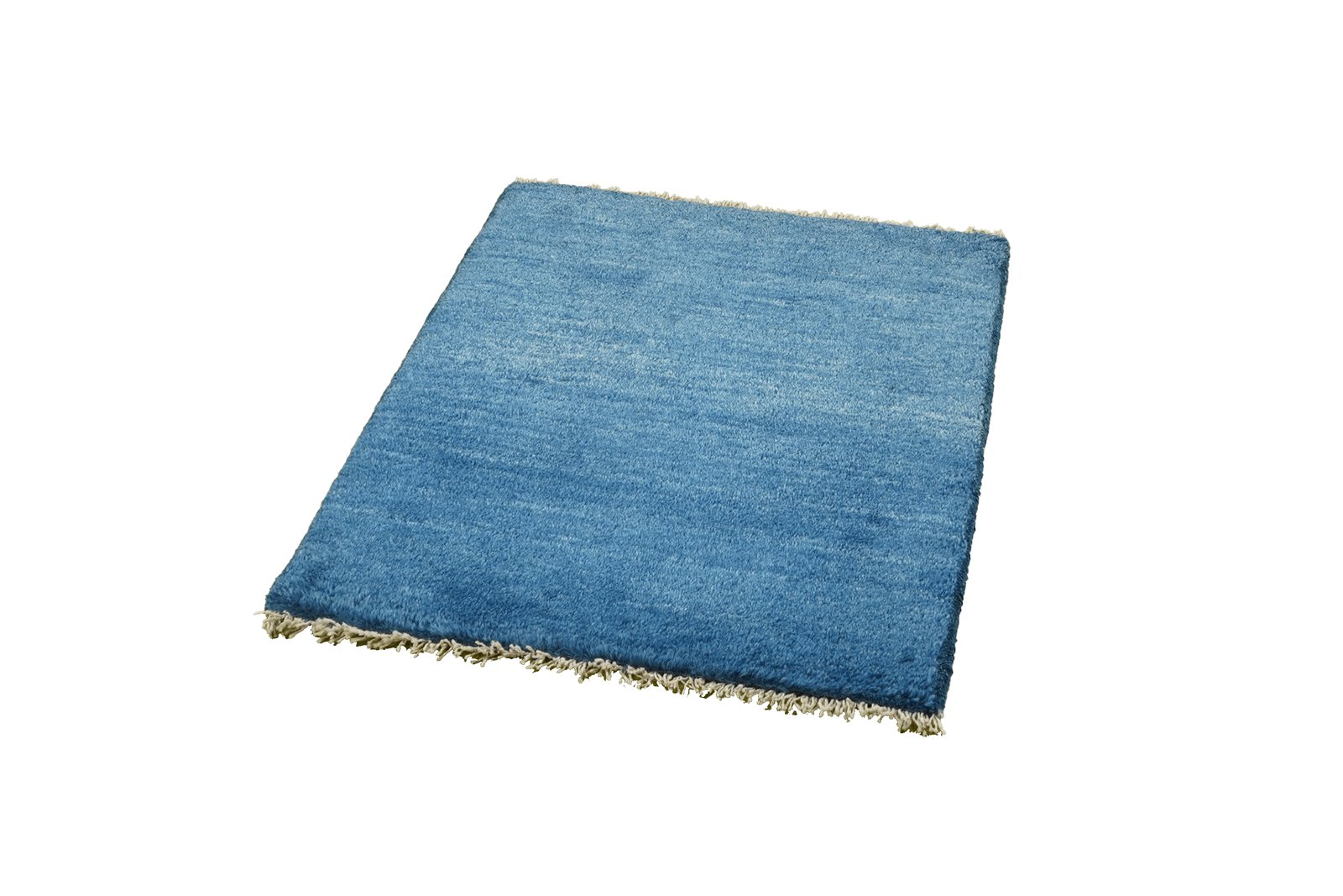 Gabbeh — Hand-knotted, 64x90 cm, Blue, 100% Virgin Wool | View 5