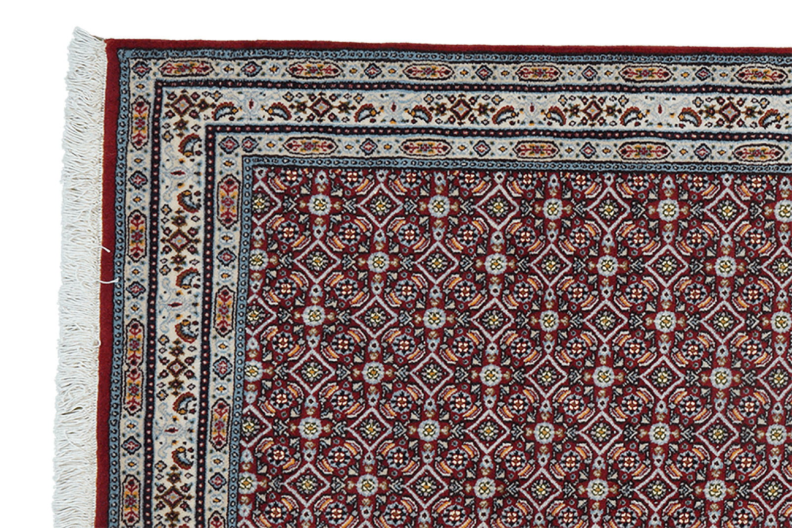 Moud Mahi — Hand-knotted, 78x238 cm, Red, 100% Virgin Wool | View 3