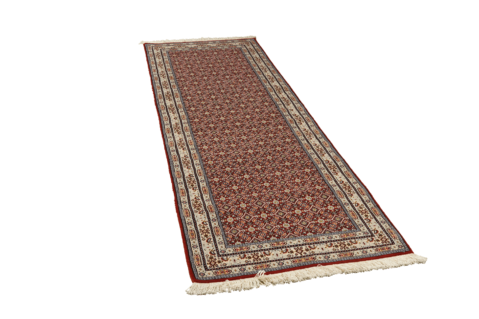 Moud Mahi — Hand-knotted, 78x238 cm, Red, 100% Virgin Wool | View 4