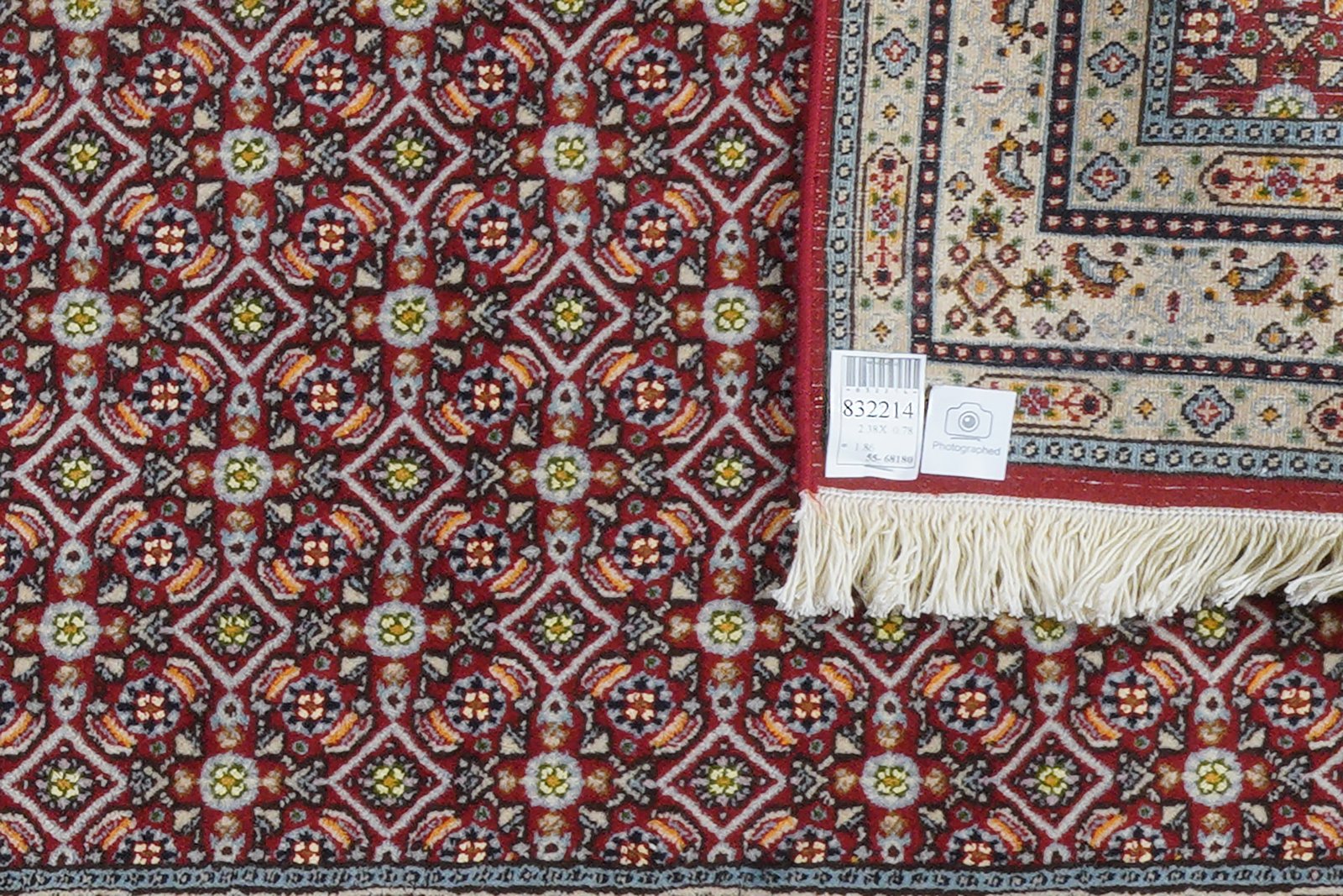 Moud Mahi — Hand-knotted, 78x238 cm, Red, 100% Virgin Wool | View 6