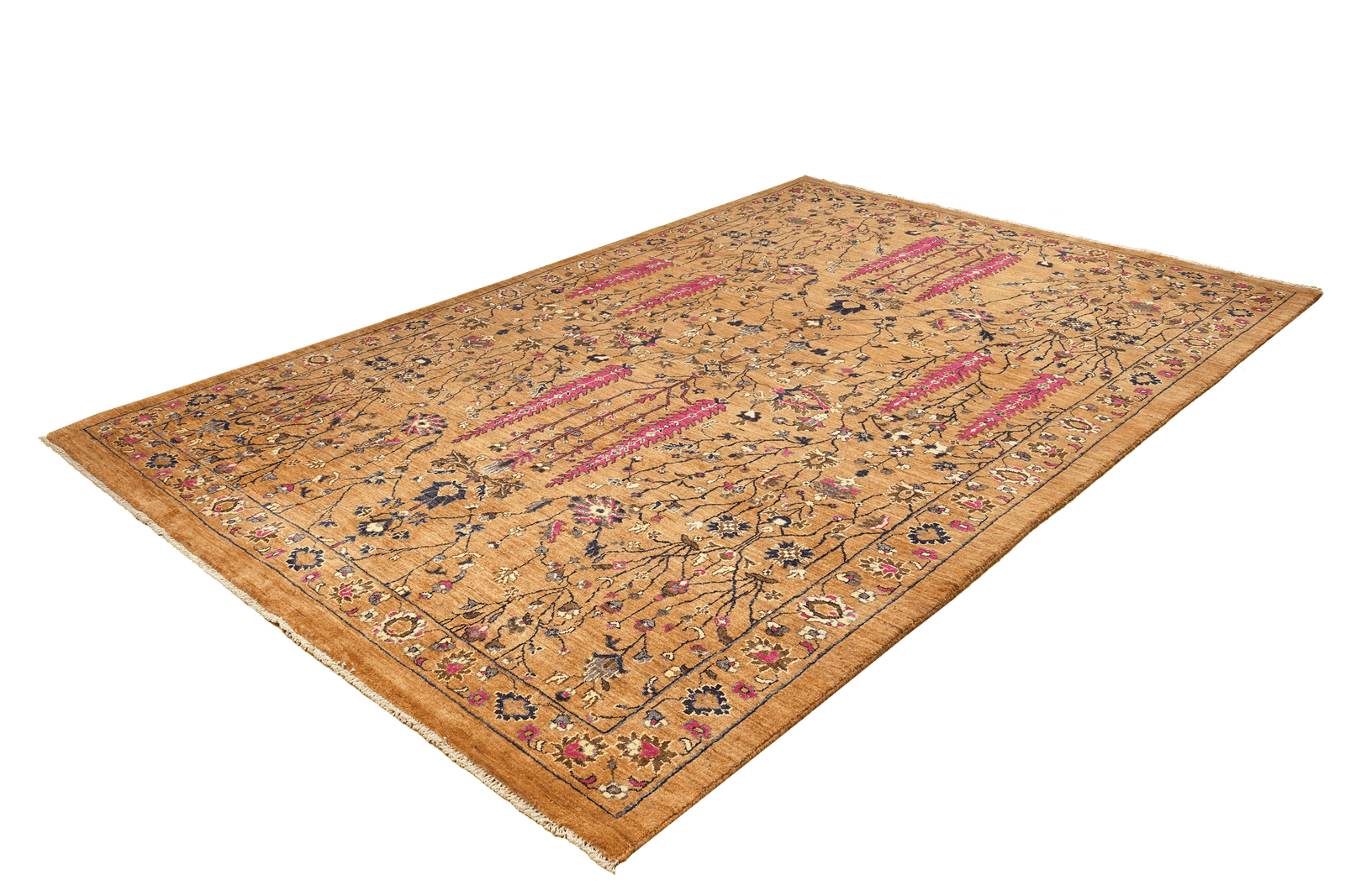 Rizbaf — Hand-knotted, 199x303 cm, Brown, 100% Virgin Wool | View 5
