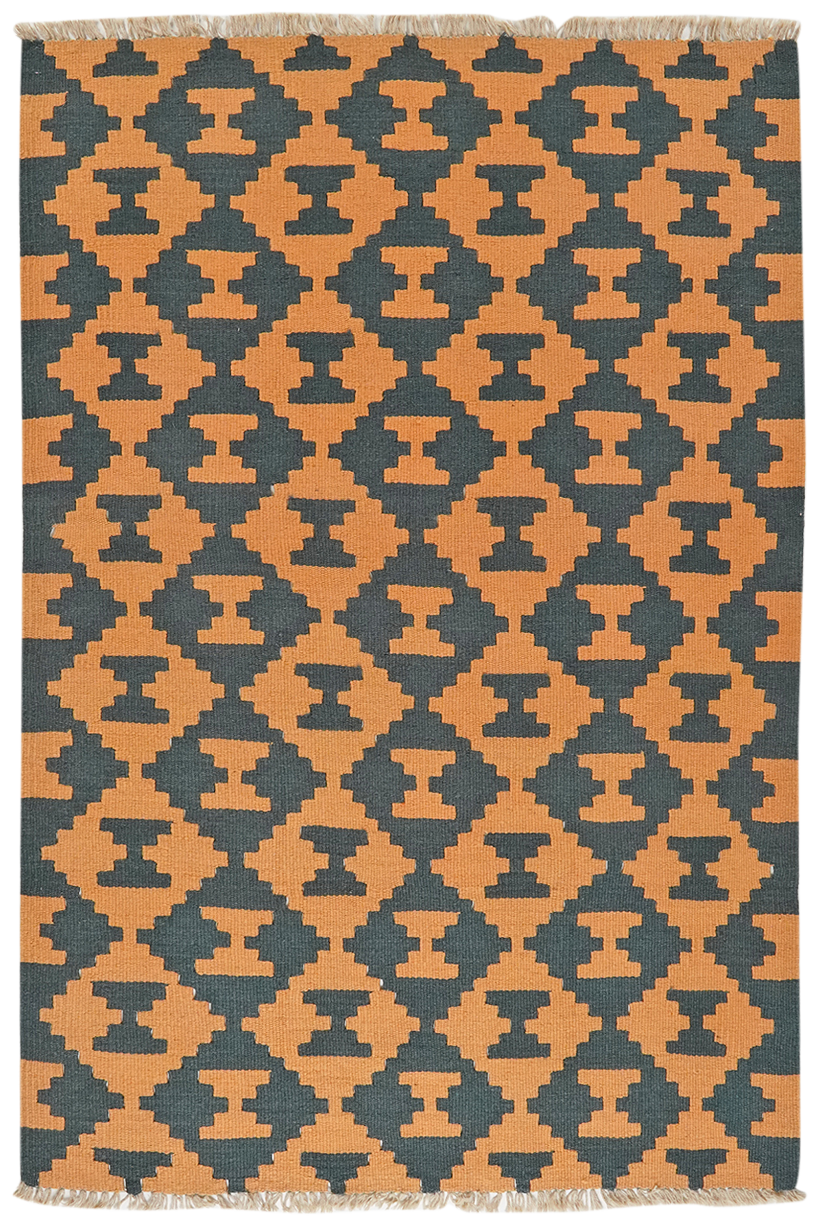 Kelim Gashgai — Handgefertigt, 184x127 cm, Bunt, 100% Virgin Wool | Main view