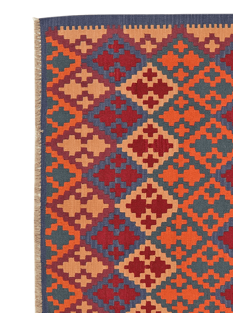 Kelim Gashgai — Handmade, 180x235 cm, Multicolor, 100% Virgin Wool | View 3