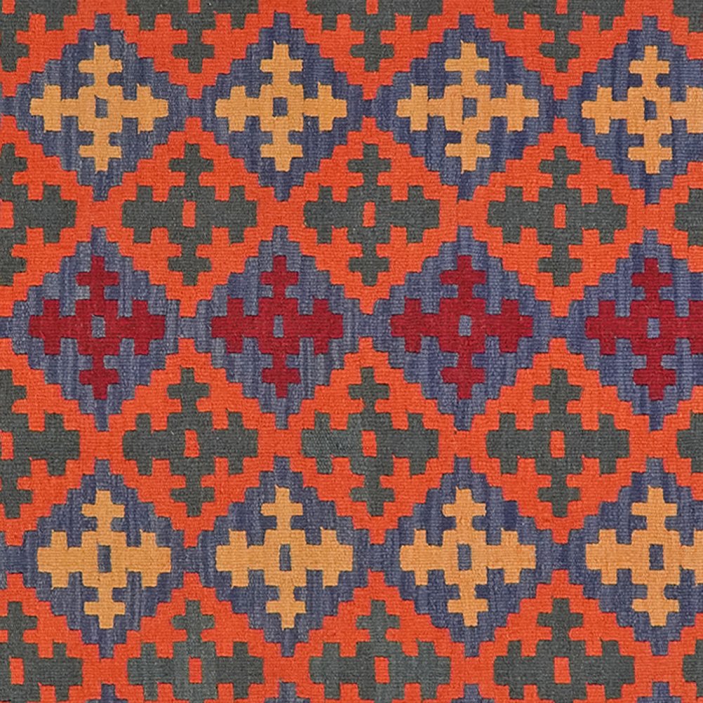 Kelim Gashgai — Handmade, 129x182 cm, Multicolor, 100% Virgin Wool | View 4