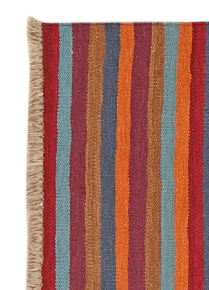 Kelim Gashgai — Handmade, 63x199 cm, Multicolor, 100% Virgin Wool | View 3