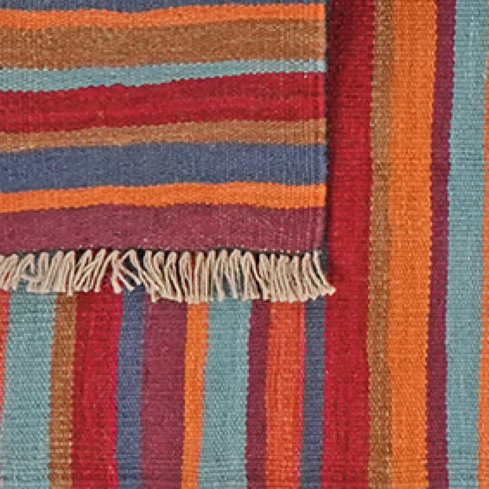 Kelim Gashgai — Handmade, 61x190 cm, Multicolor, 100% Virgin Wool | View 6
