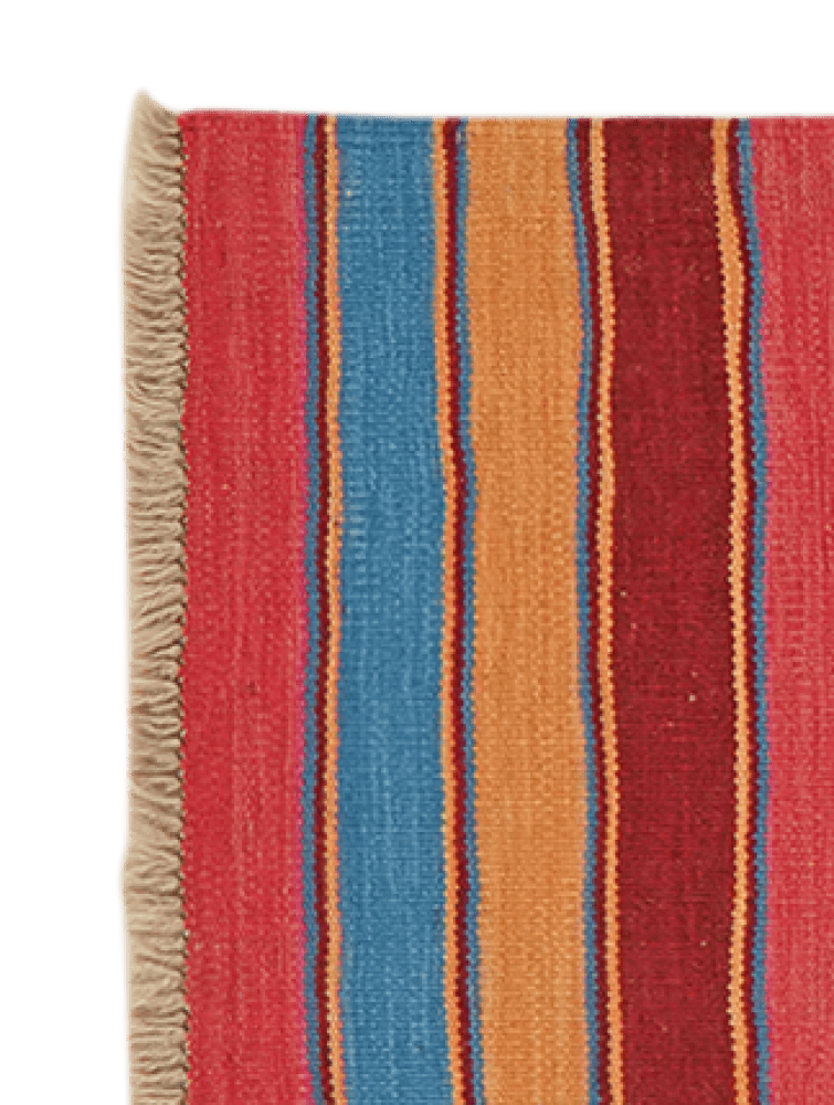 Kelim Gashgai — Handmade, 57x196 cm, Multicolor, 100% Virgin Wool | View 3