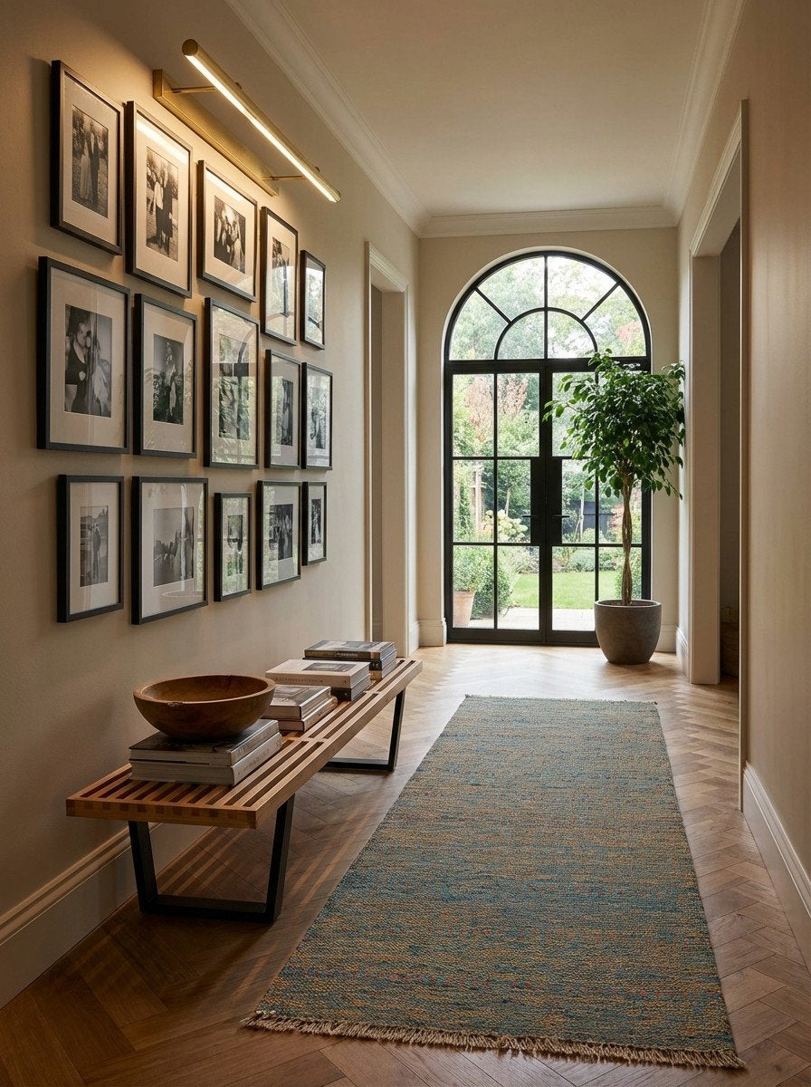 Kelim Gashgai — Handgefertigt, 187x67 cm, Bunt, 100% Virgin Wool | Detail view