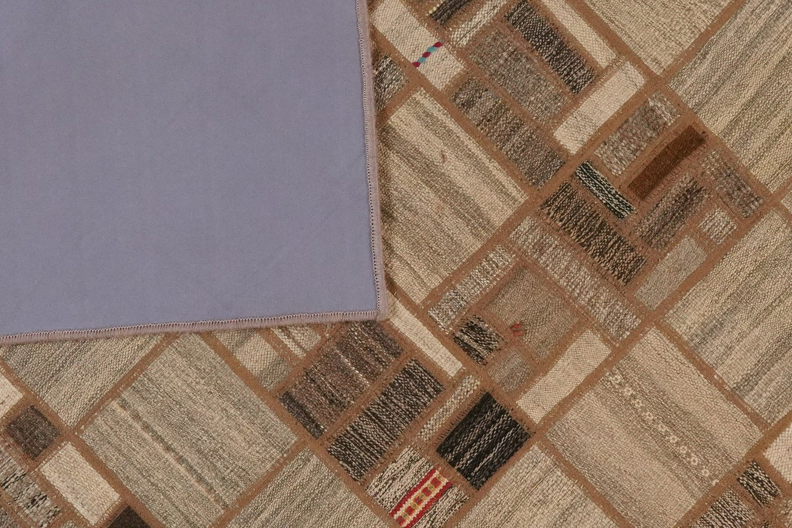 Kelim Tekkeh — Handmade, 150x200 cm, Beige, 100% Virgin Wool | View 5