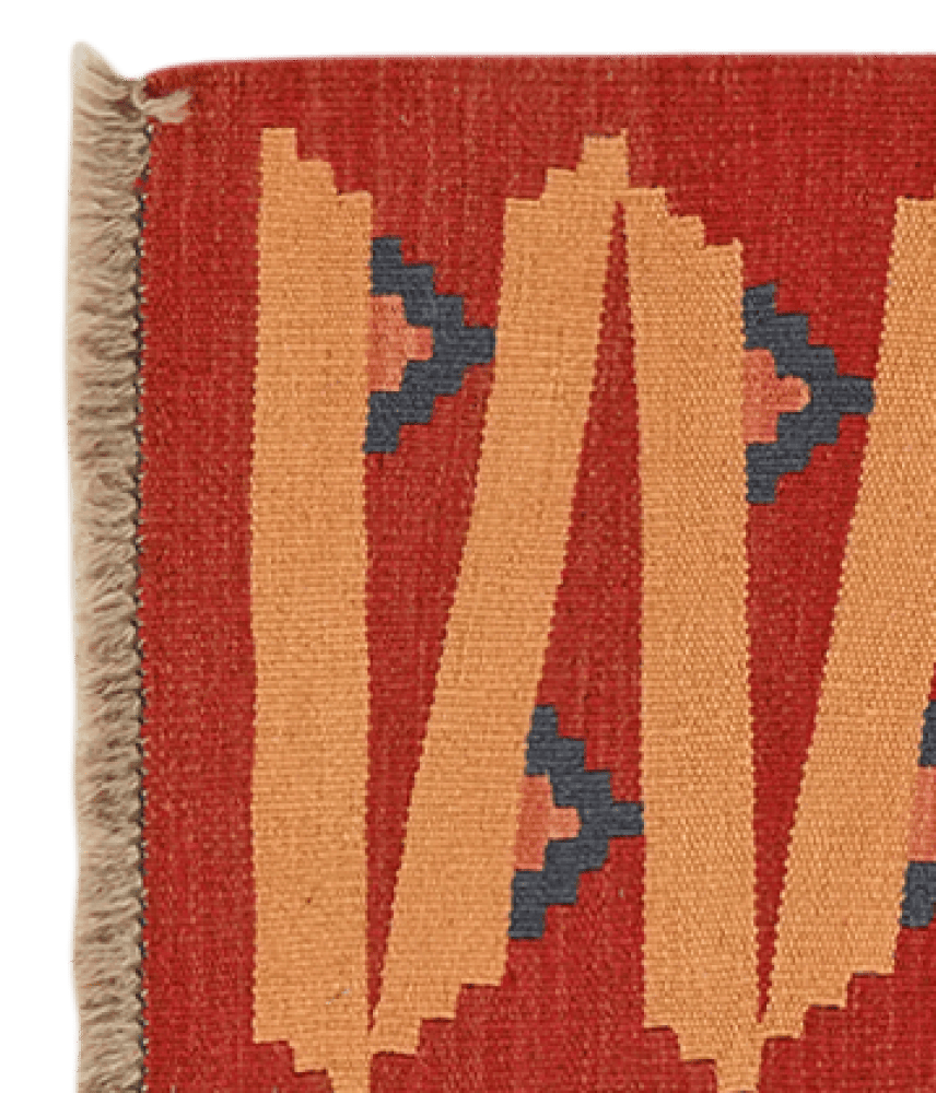 Kelim Gashgai — Handmade, 43x59 cm, Multicolor, 100% Virgin Wool | View 3