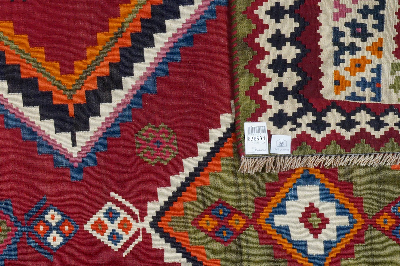Kelim Gashgai Old — Handmade, 165x281 cm, Multicolor, 100% Virgin Wool | View 5