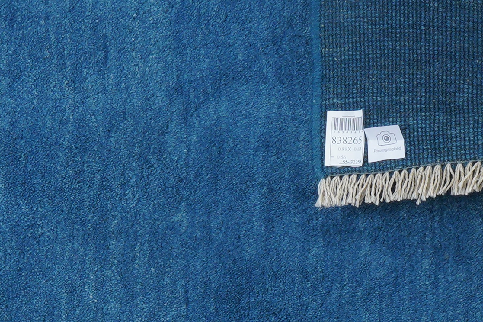 Gabbeh — Hand-knotted, 63x89 cm, Blue, 100% Virgin Wool | View 7