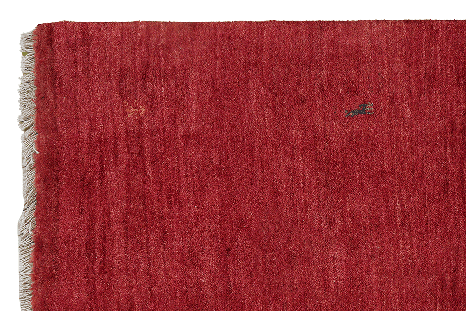 Gabbeh — Hand-knotted, 130x173 cm, Red, 100% Virgin Wool | View 3