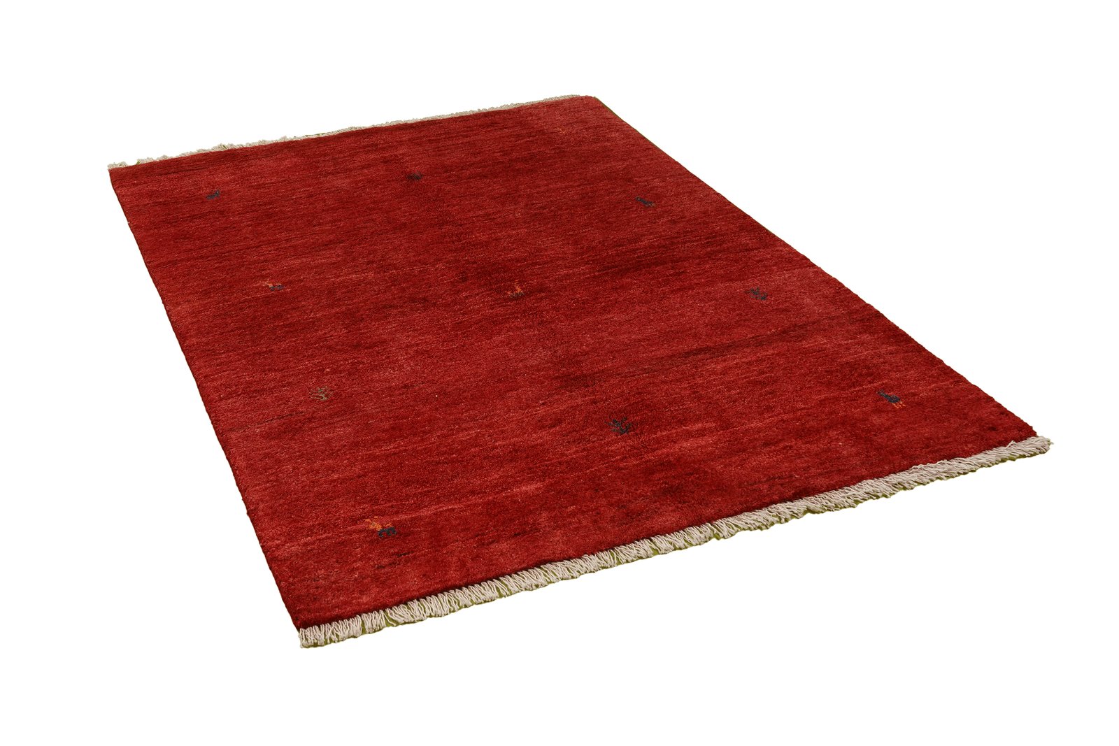 Gabbeh — Hand-knotted, 130x173 cm, Red, 100% Virgin Wool | View 4
