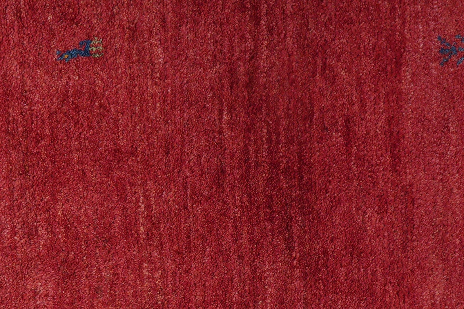 Gabbeh — Hand-knotted, 130x173 cm, Red, 100% Virgin Wool | View 7
