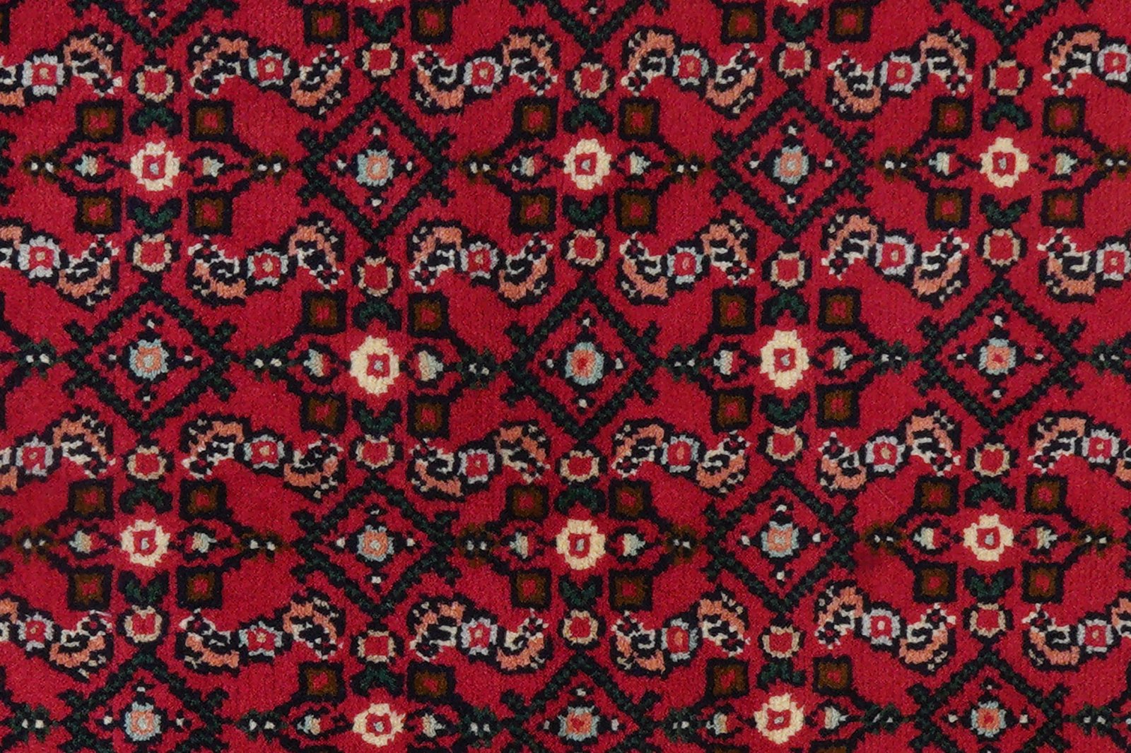 Hosseinabad — Hand-knotted, 65x119 cm, Red, 100% Virgin Wool | View 8
