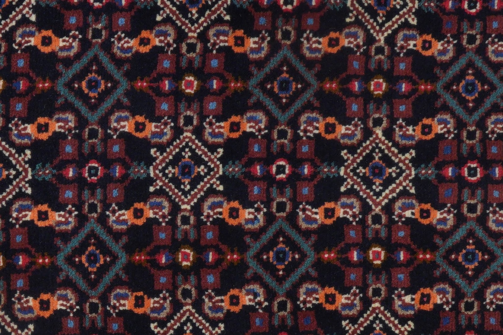 Hosseinabad — Hand-knotted, 75x120 cm, Blue, 100% Virgin Wool | View 8