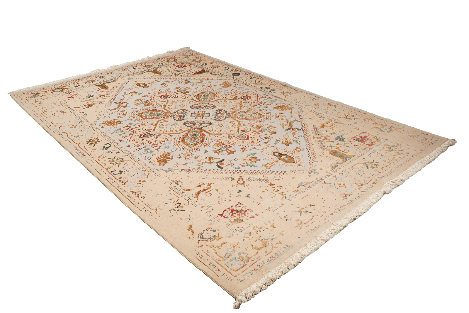 Paradayda — Hand-knotted, 202x292 cm, Beige, 70% Baumwolle, 30% Viskose | View 4