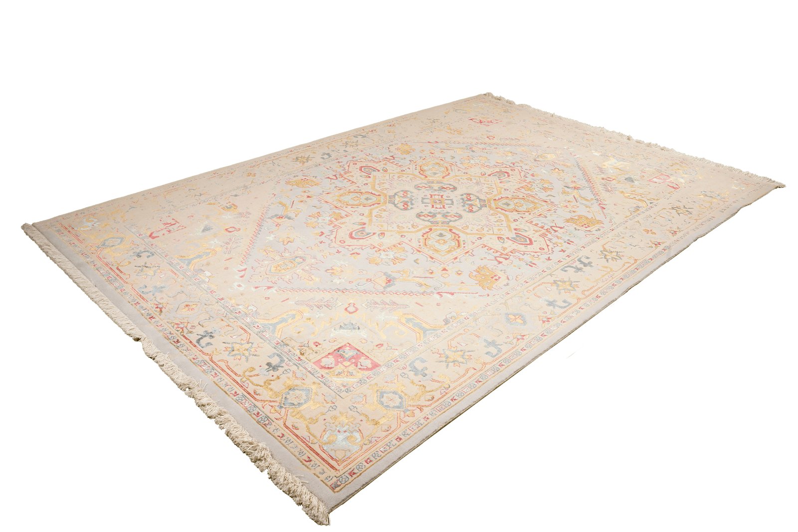 Paradayda — Hand-knotted, 202x292 cm, Beige, 70% Baumwolle, 30% Viskose | View 5