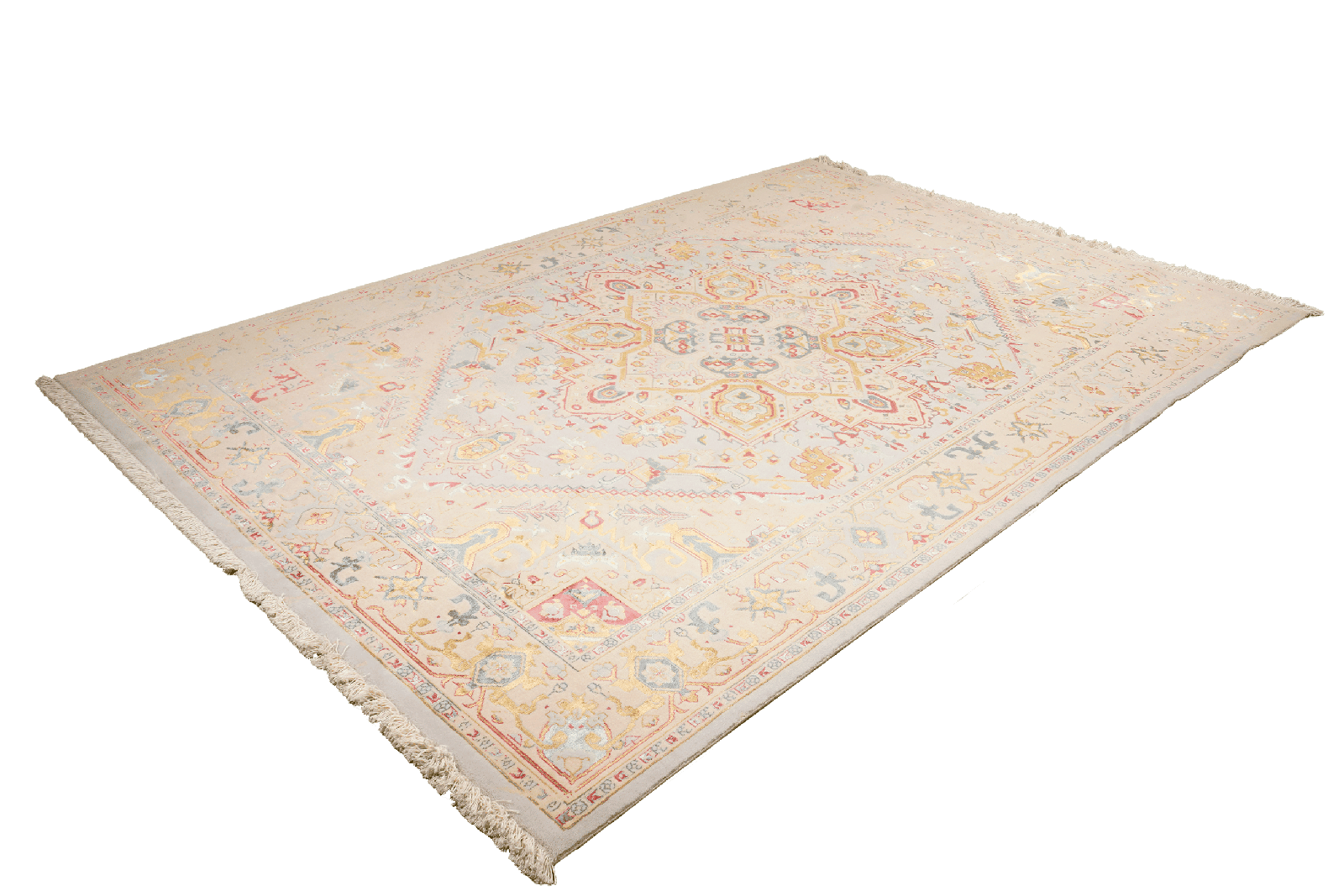 Paradayda — Hand-knotted, 202x292 cm, Beige, 70% Baumwolle, 30% Viskose | View 5