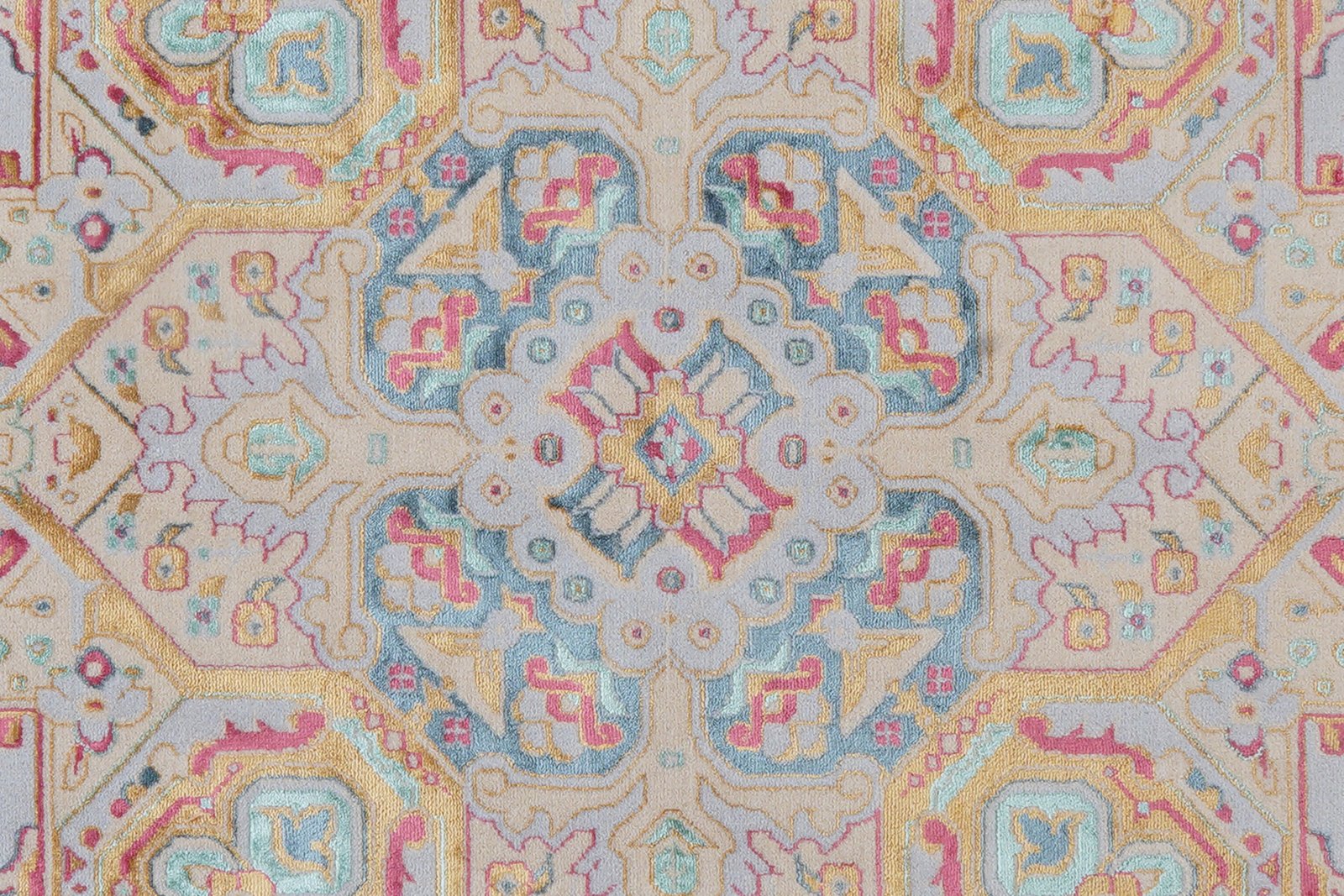 Paradayda — Hand-knotted, 202x292 cm, Beige, 70% Baumwolle, 30% Viskose | View 7