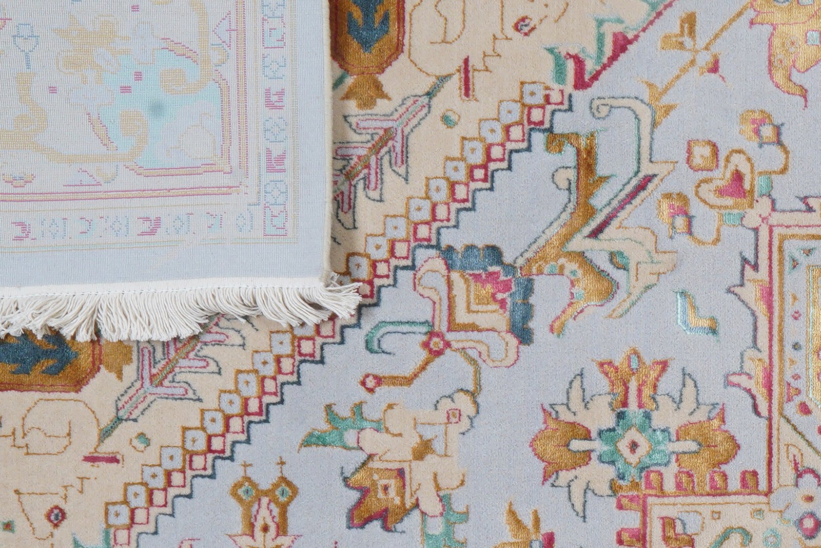 Paradayda — Hand-knotted, 202x292 cm, Beige, 70% Baumwolle, 30% Viskose | View 8