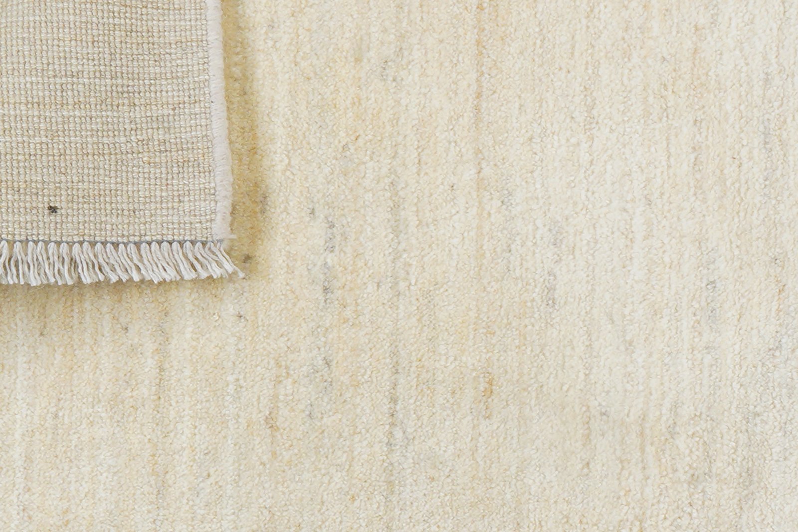Gabbeh — Hand-knotted, 80x202 cm, Beige, 100% Virgin Wool | View 8