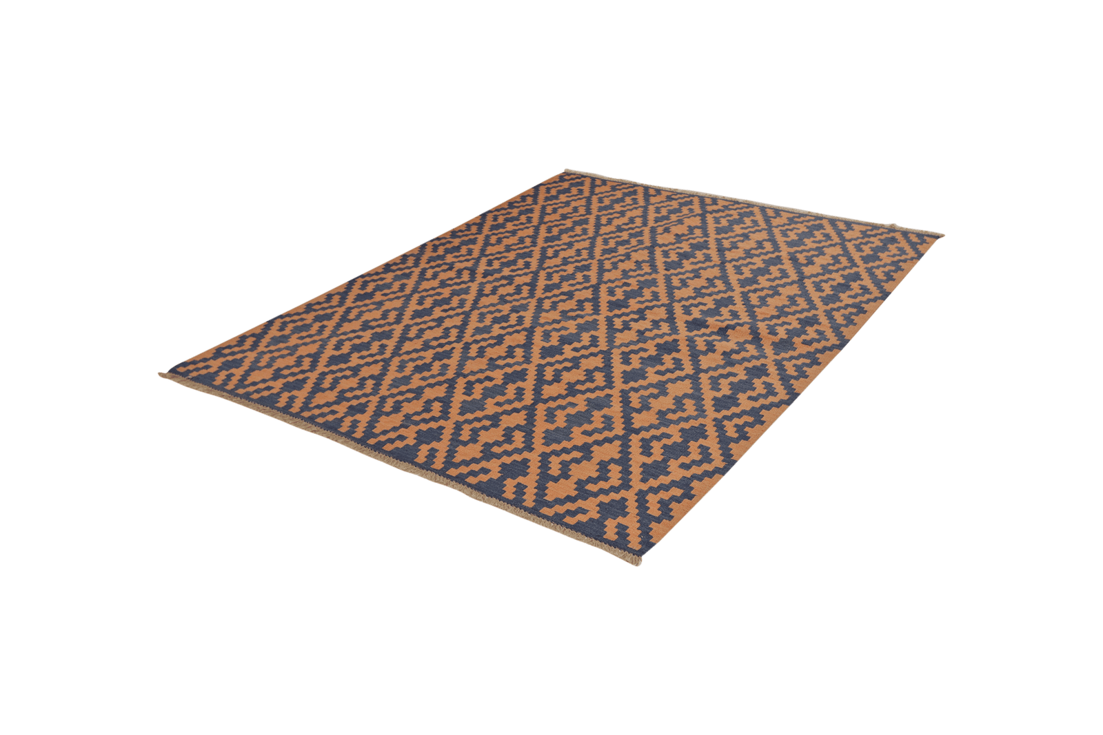 Kelim Gashgai — Handmade, 157x195 cm, Beige, 100% Virgin Wool | View 5