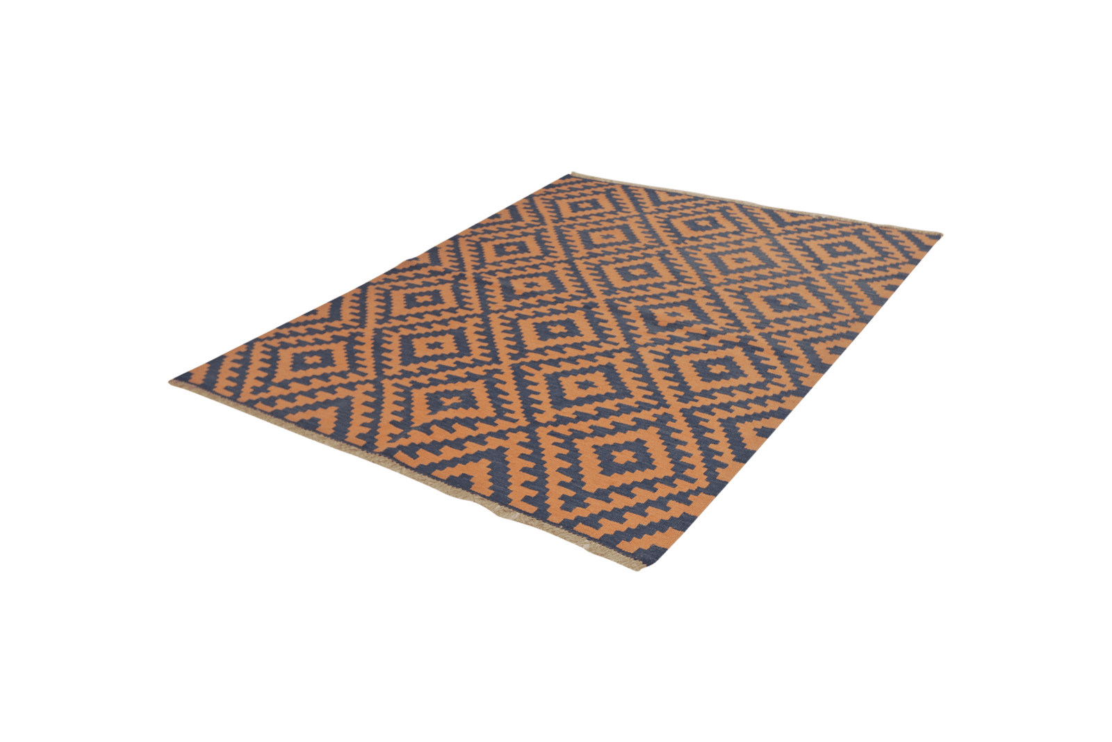 Kelim Gashgai — Handmade, 153x197 cm, Beige, 100% Virgin Wool | View 5