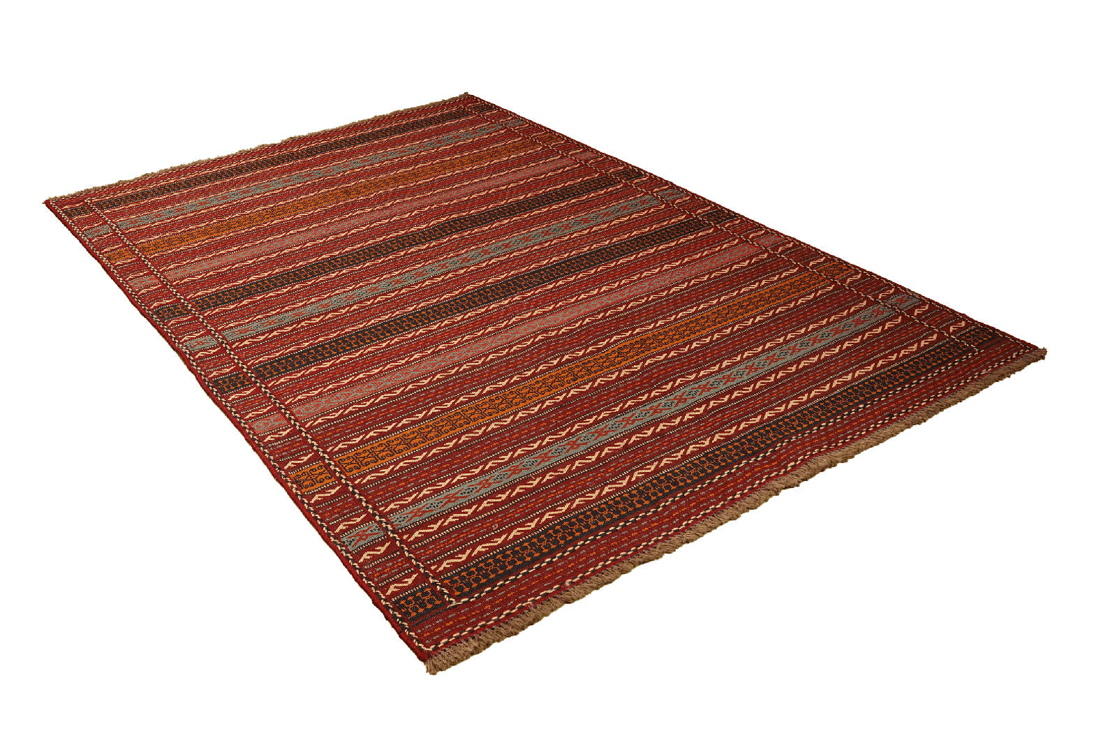 Kelim Kordi — Handmade, 166x237 cm, Multicolor, 100% Virgin Wool | View 4